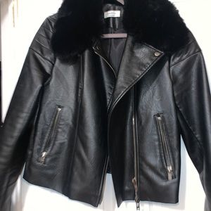 Bailey 44 leather moto jacket